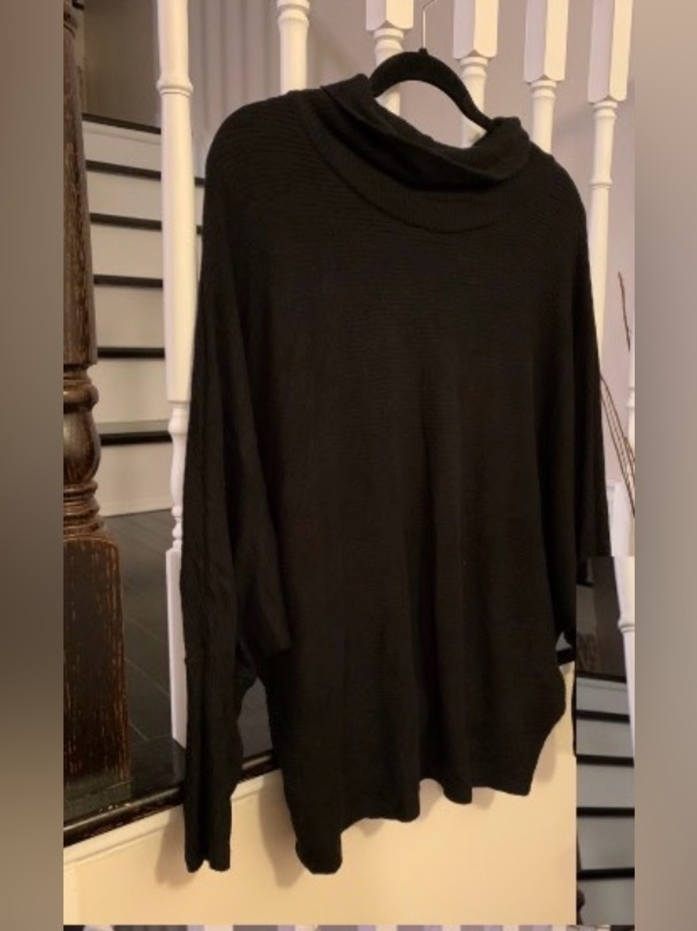 Women’s Black Cowl Neck Sweater